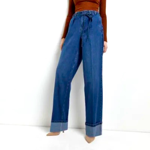River Island High Waisted Straight leg jeans - Picture 3 of 5